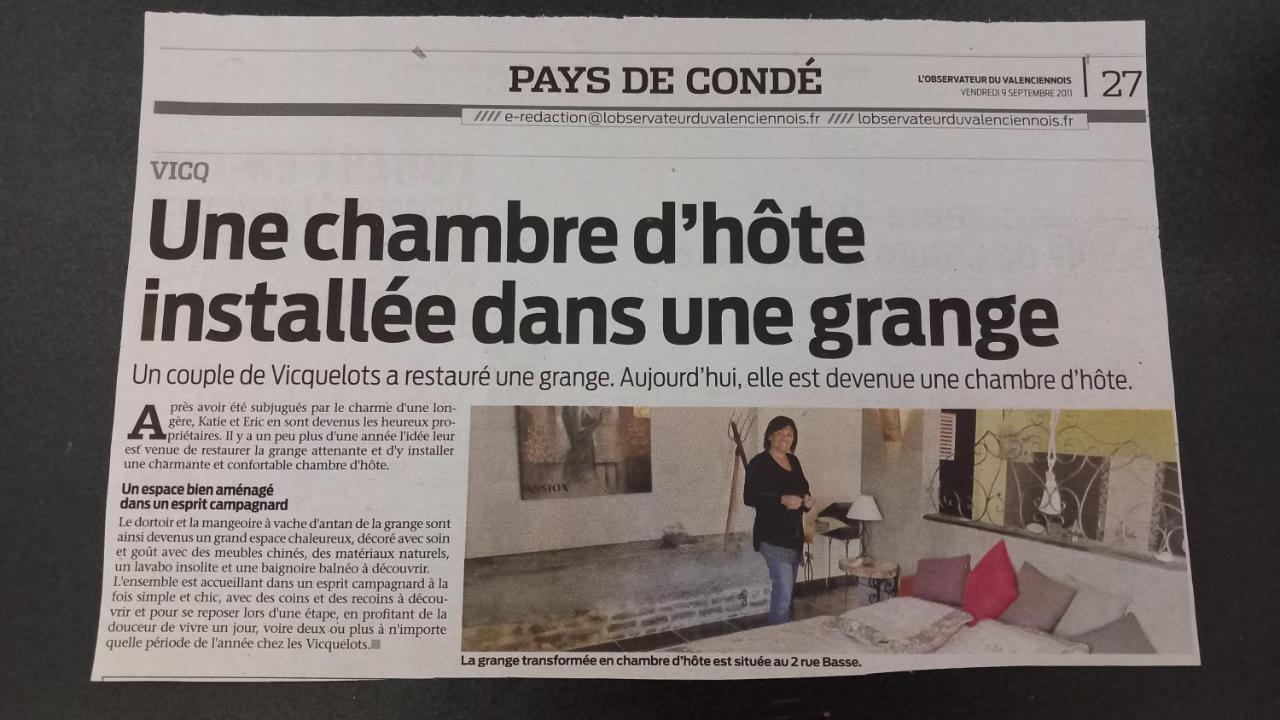 Bed & Breakfast D Hotes ,hotel ,secret D'une Nuit A Vicq Pres De Onnaing,avec Piscine